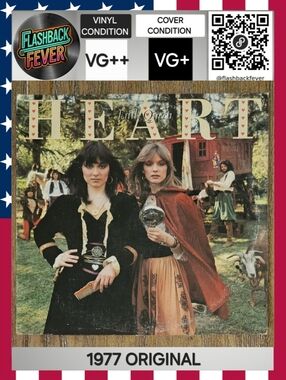 HEART•Little Oueen•1977 US (#JR 34799) Santa Maria Pressing